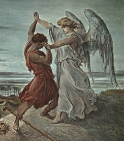 Doré: Jacob Wrestles with the Angel of the Lord